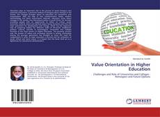 Buchcover von Value Orientation in Higher Education