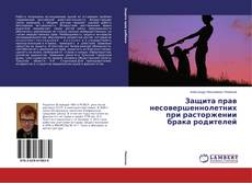 Capa do livro de Защита прав несовершеннолетних при расторжении брака родителей 