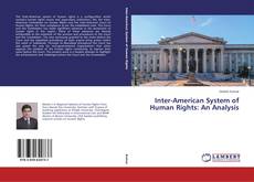 Capa do livro de Inter-American System of Human Rights: An Analysis 