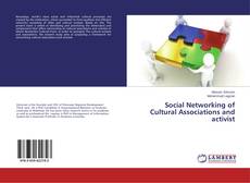 Capa do livro de Social Networking of Cultural Associations and activist 