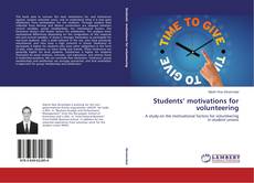 Capa do livro de Students’ motivations for volunteering 