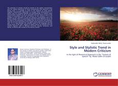 Copertina di Style and Stylistic Trend in Modern Criticism