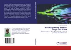 Capa do livro de Building strong brands: ways and effect 
