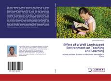 Buchcover von Effect of a Well Landscaped Environment on Teaching and Learning