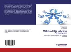 Capa do livro de Mobile Ad Hoc Networks Performance 