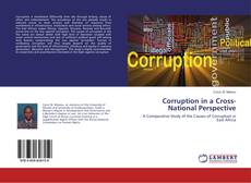 Couverture de Corruption in a Cross-National Perspective