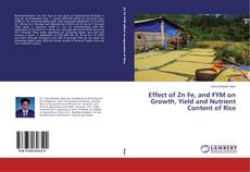 Buchcover von Effect of Zn Fe, and FYM on Growth, Yield and Nutrient Content of Rice