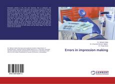 Buchcover von Errors in impression making