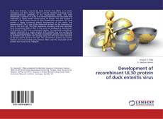 Buchcover von Development of recombinant UL30 protein of duck enteritis virus