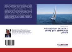 Buchcover von Value System of Albania during post-communist period