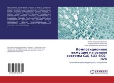 Buchcover von Композиционное вяжущее на основе системы CaO–SO3–SiO2–H2O