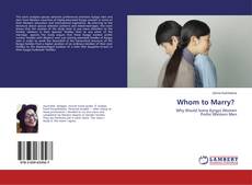 Buchcover von Whom to Marry?