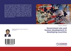 Buchcover von Government size and human development in developing countries