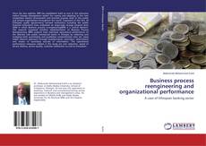 Buchcover von Business process reengineering and organizational performance