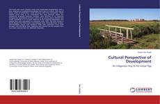Portada del libro de Cultural Perspective of Development