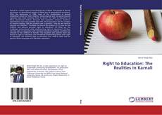 Capa do livro de Right to Education: The Realities in Karnali 
