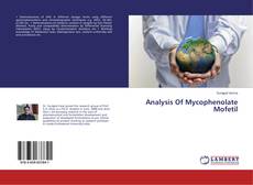 Buchcover von Analysis Of Mycophenolate Mofetil