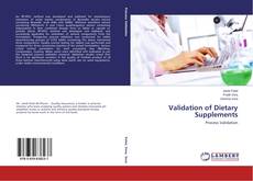 Couverture de Validation of Dietary Supplements