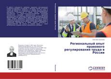Buchcover von Региональный опыт правового регулирования труда в России