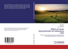Effect of some characteristics of calcareous soils的封面