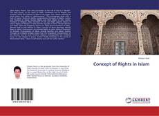 Portada del libro de Concept of Rights in Islam