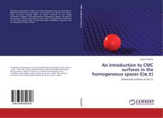 Couverture de An introduction to CMC surfaces in the homogeneous spaces E(κ,τ)