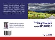 Portada del libro de Совершенствование статистического наблюдения в сельском хозяйстве