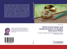 Copertina di Work Environment and Implementation of Quality Assurance Policy