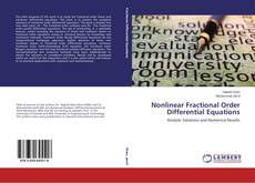 Bookcover of Nonlinear Fractional Order Differential Equations
