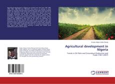 Capa do livro de Agricultural development in Nigeria 