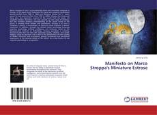 Обложка Manifesto on Marco Stroppa's Miniature Estrose