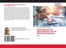 Copertina di Investigación de Operaciones para la Actividad Docente