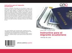 Portada del libro de Instructivo para el migrante ecuatoriano