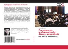 Обложка Competencias profesionales del docente universitario