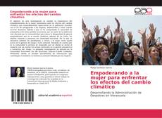 Capa do livro de Empoderando a la mujer para enfrentar los efectos del cambio climático 