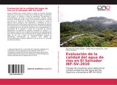 Portada del libro de Evaluación de la calidad del agua de ríos en El Salvador IBF-SV-2010