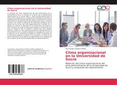 Buchcover von Clima organizacional en la Universidad de Sucre