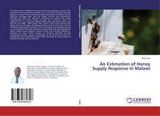 Portada del libro de An Estimation of Honey Supply Response in Malawi