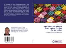 Portada del libro de Handbook of Historic Embroidery Textiles Conservation