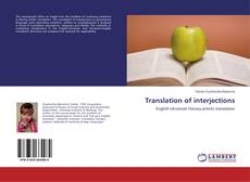Portada del libro de Translation of interjections