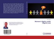 Borítókép a  Women's Rights under Nigeria Law - hoz