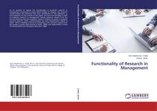 Portada del libro de Functionality of Research in Management