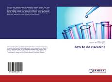 How to do research? kitap kapağı