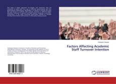 Copertina di Factors Affecting Academic Staff Turnover Intention