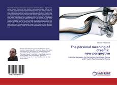 Bookcover of The personal meaning of dreams: new perspective