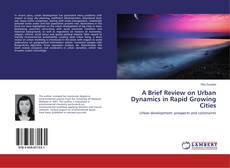 A Brief Review on Urban Dynamics in Rapid Growing Cities kitap kapağı