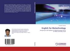 Couverture de English for Biotechnology