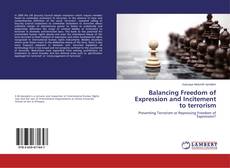 Portada del libro de Balancing Freedom of Expression and Incitement to terrorism