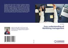 Portada del libro de Easy understanding of Marketing management