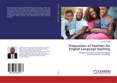 Capa do livro de Preparation of Teachers for English Language teaching 
